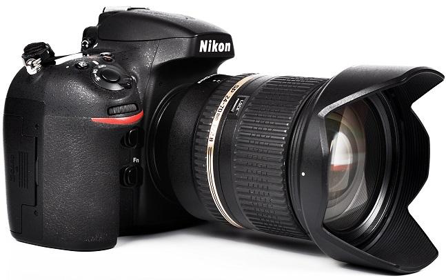 A picture of a Nikon camera.