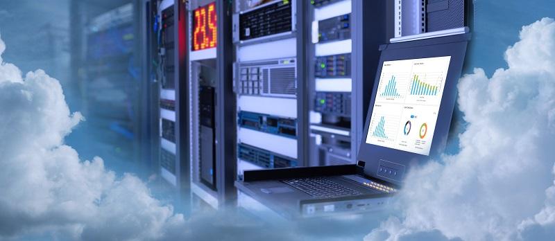 A server system in the clouds.