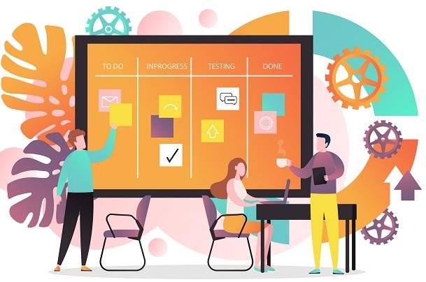 A computer software system illustrated.