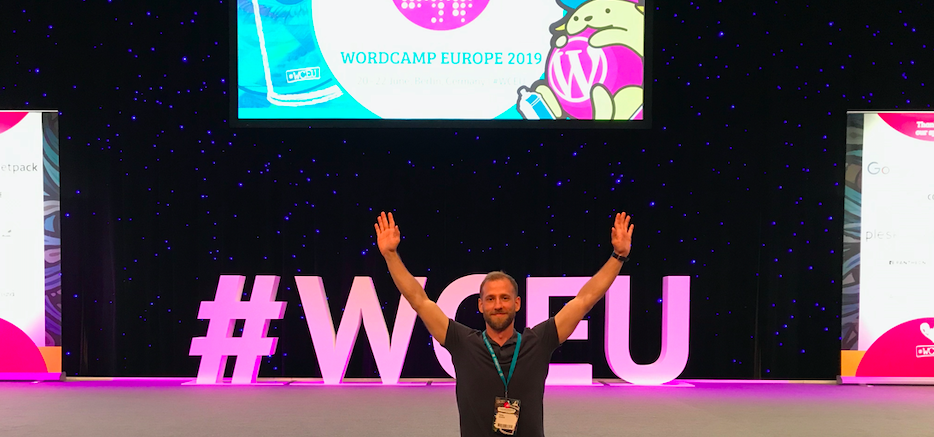 An enthusiastic WCEU 2019 attendee