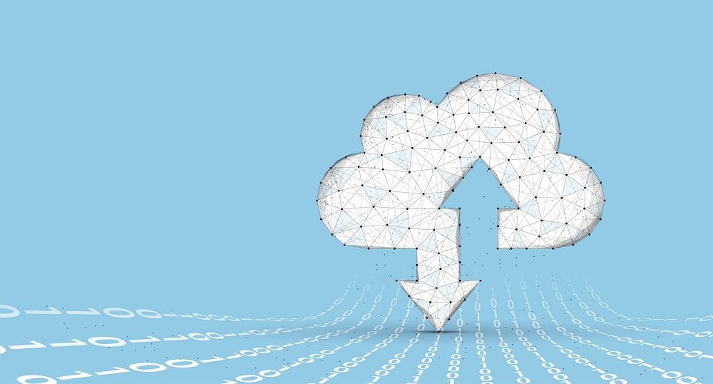 A digital cloud.