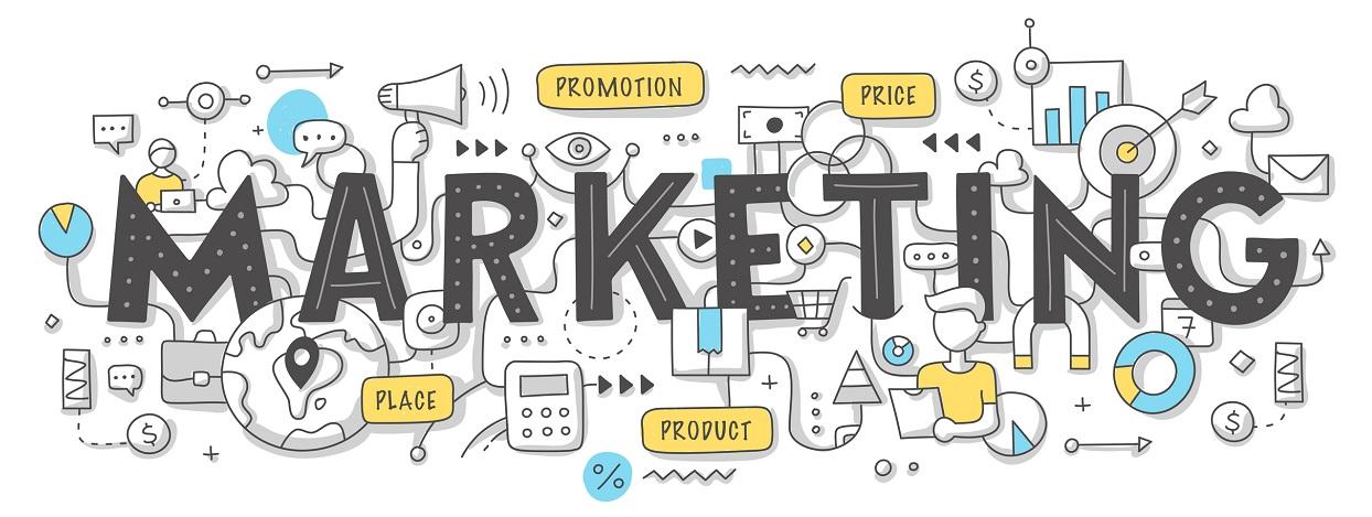 A marketing lettering concept.