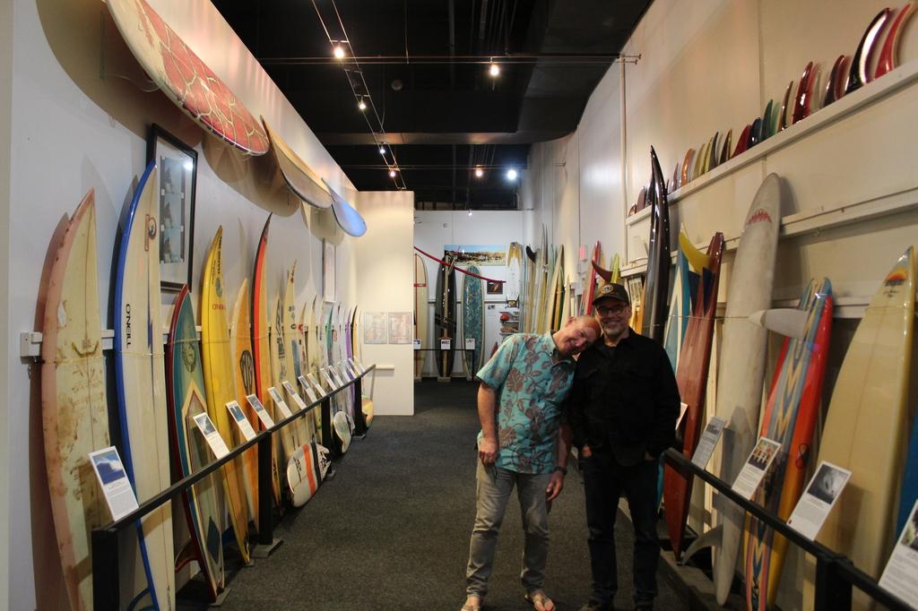 Glenn (L) and Don (R) at the SHACC museum in San Clemente, CA.