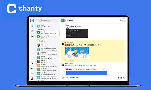 Screenshot of Chanty