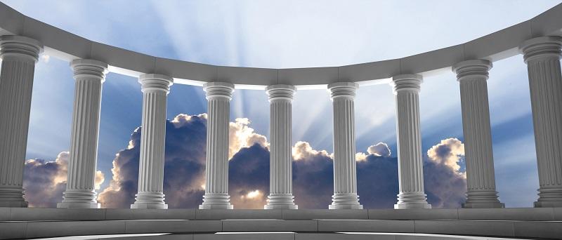 Pillars of a government building.