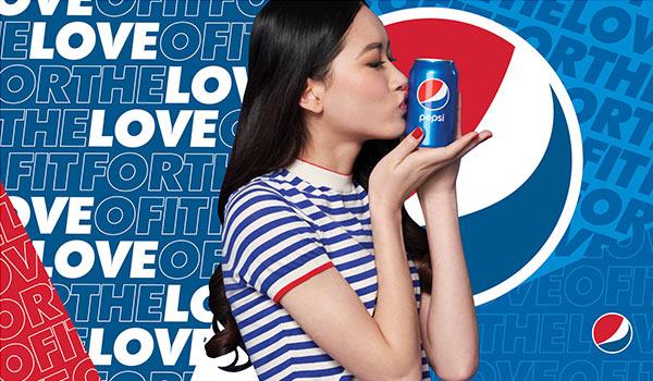 A Pepsi advertisement.