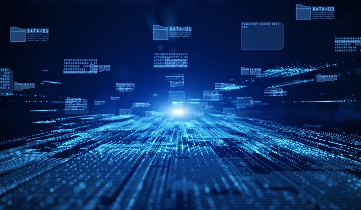 Digitale Darstellung von Daten und Datenobjekten mit Metadaten.