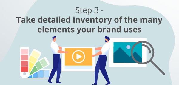 A picture of step 3 in a process.