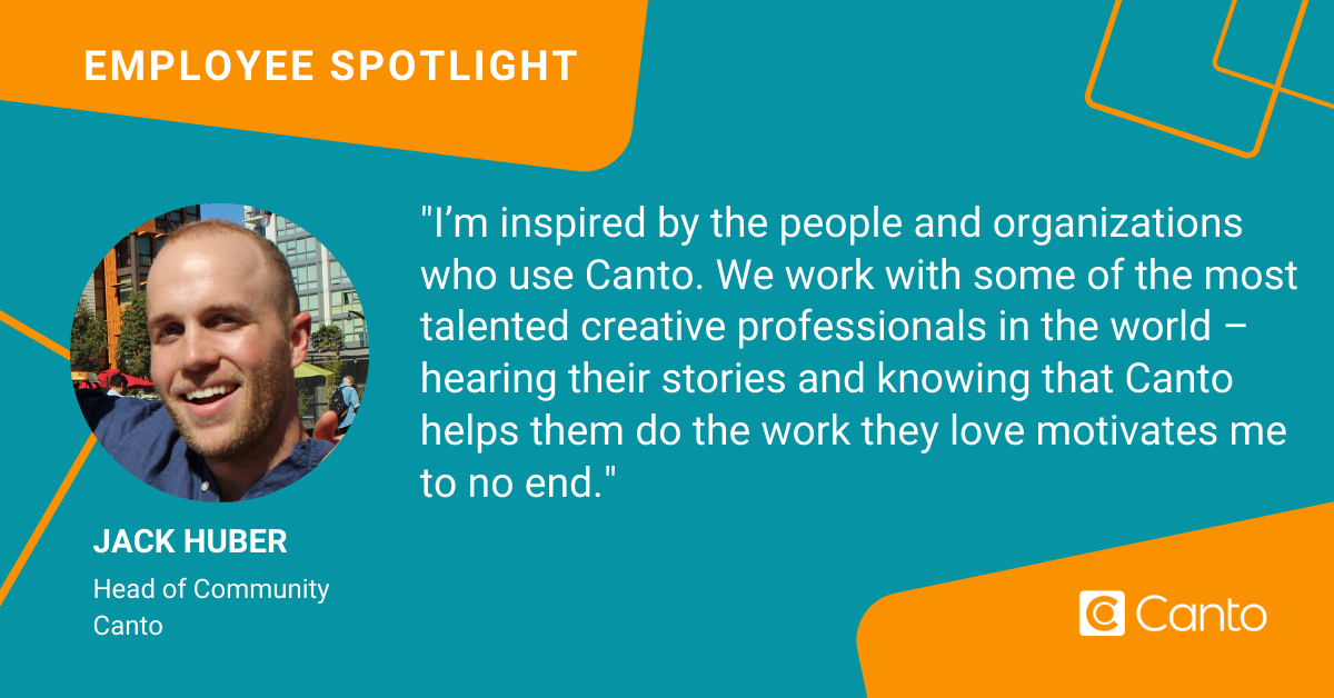 Jack Huber, Head of Community at Canto.