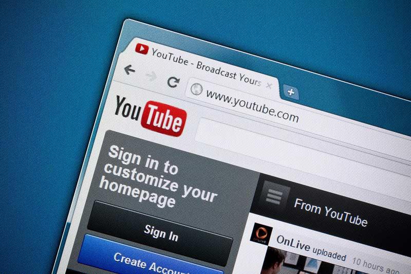 Screenshot eines Browserfensters, in dem Youtube geöffnet ist.