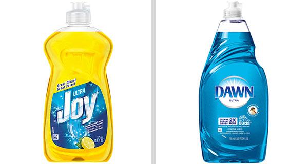 Joy and Dawn dishwasher side-by-side.