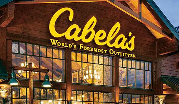 The Cabela's store building.