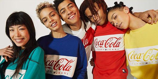 A Coca-Cola clothing photoshoot.