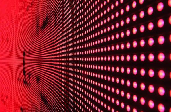 A group of red dotted lines.