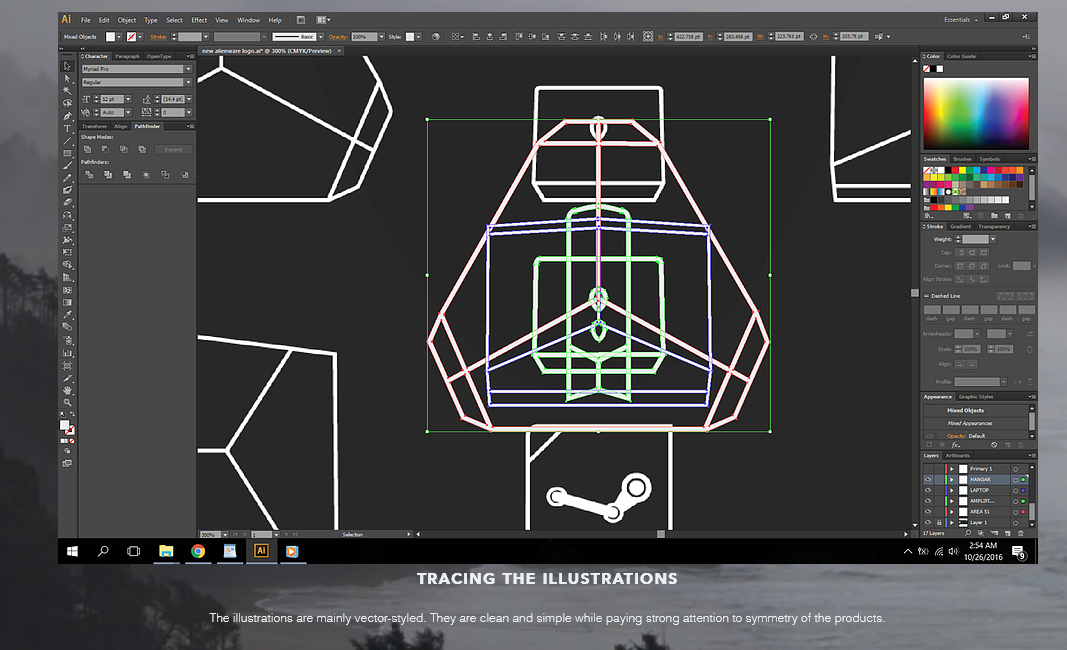 Instructions for the Alienware style guide.