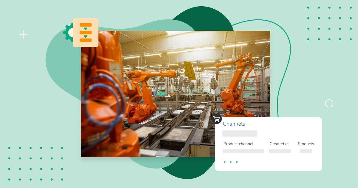 Titelbild des Artikels zeigt einen Roboterarm, der symbolisiert, dass Unternehmen in der Fertigungsindustrie oder Konsumgüterbranche sich sicher sein müssen, wenn sie ein PIM-System auswählen, das zu ihrem Bedarf passt.