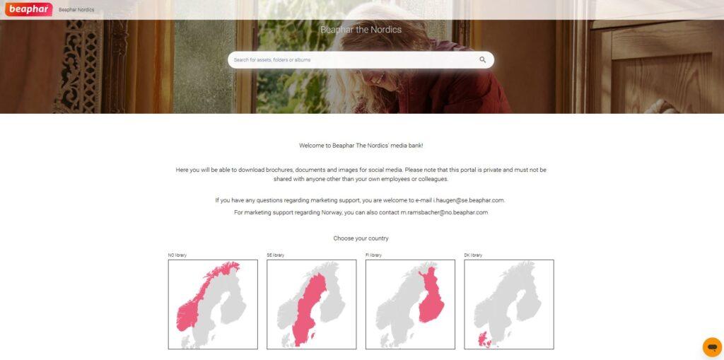 Beaphar's Canto Nordic Portal.