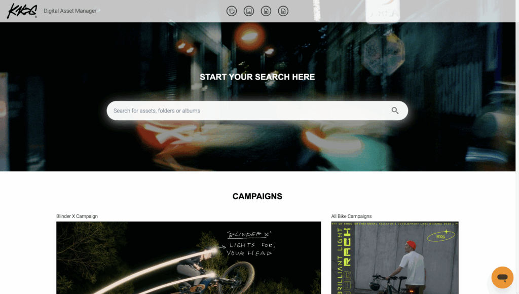 Knog's Dealer Portal.