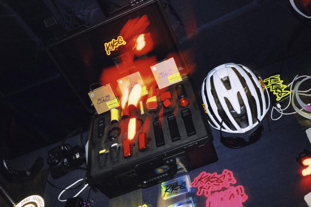 Knog stickers, helmets, and other gear