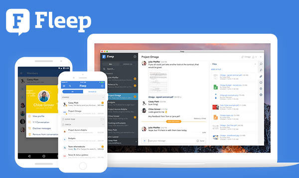 Screenshot of Fleep