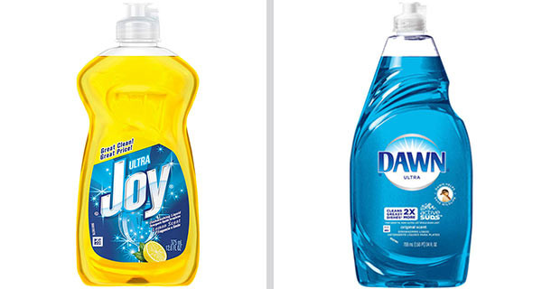Joy and Dawn dishwasher side-by-side.