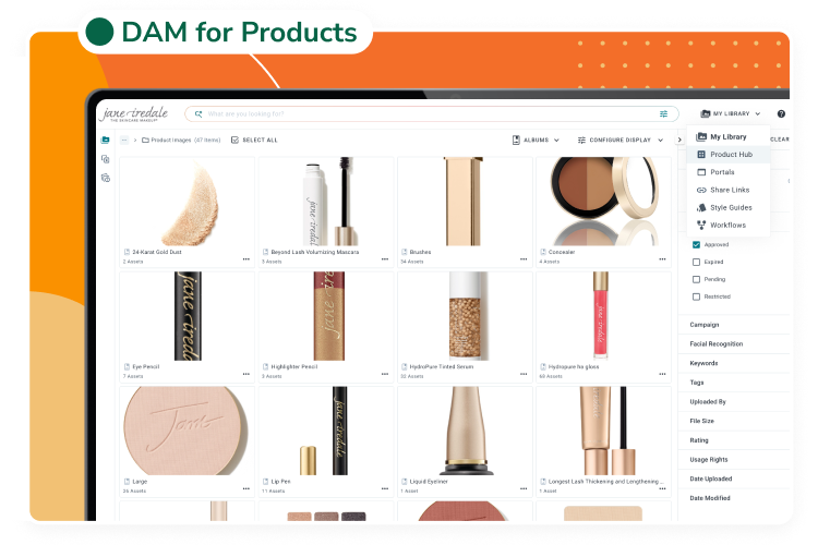 Canto DAM for products